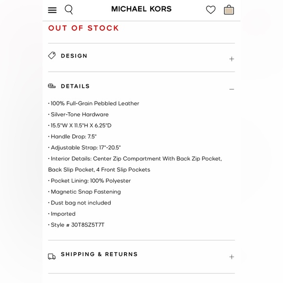 Michael Kors Mercer Gallery Studio Large Center Zip Tote Leather in Pearl Grey - Picture 7 of 15